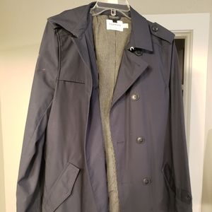 Topman blue trenchcoat